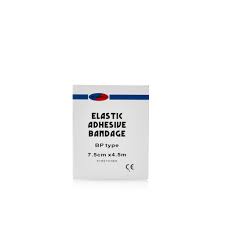 Bandage Adhesive Elastic - 75mmx4.5m HC white EABheavy sports bandage