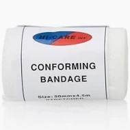 Bandage Conforming - 50mmx2.7m Hi-Care (4.5m) stretched