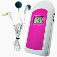 Doppler fetal Baby sounds blue/ pink / green audio with display
