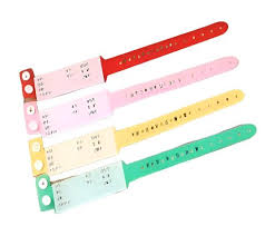 ID Bands NeoN - White 100's 'yellow white pink and blue available